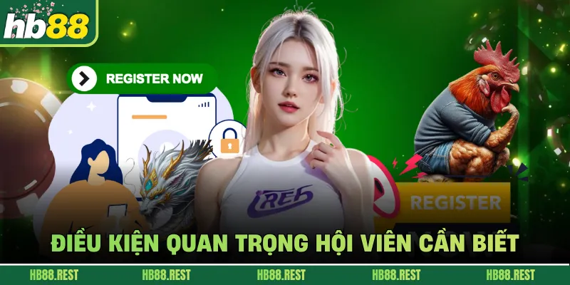 Điều kiện quan trọng hội viên cần biết 