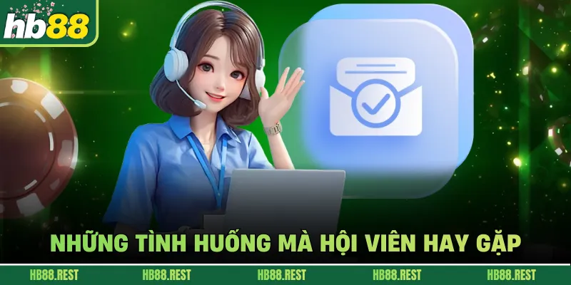 Những tình huống mà hội viên hay gặp 
