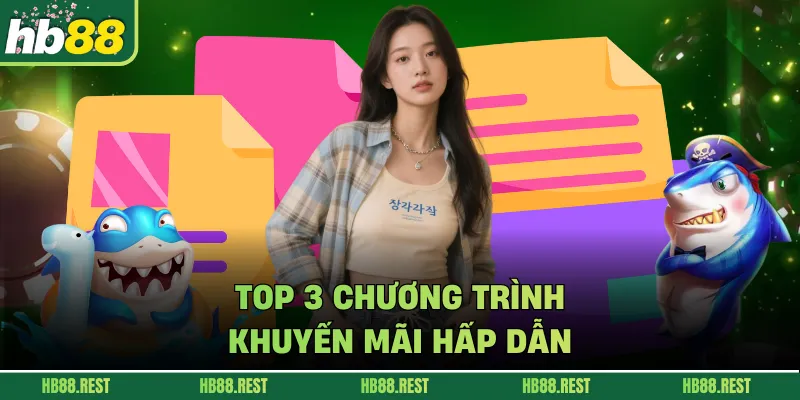 Top 3 chương trình khuyến mãi hấp dẫn